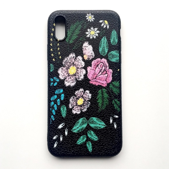 FINAL SALE iPhone X/XS Case Pebble Vintage Florals - Picture 2 of 3